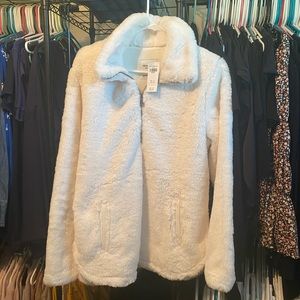 Abercrombie Fuzzy Quarter Zip Sweater